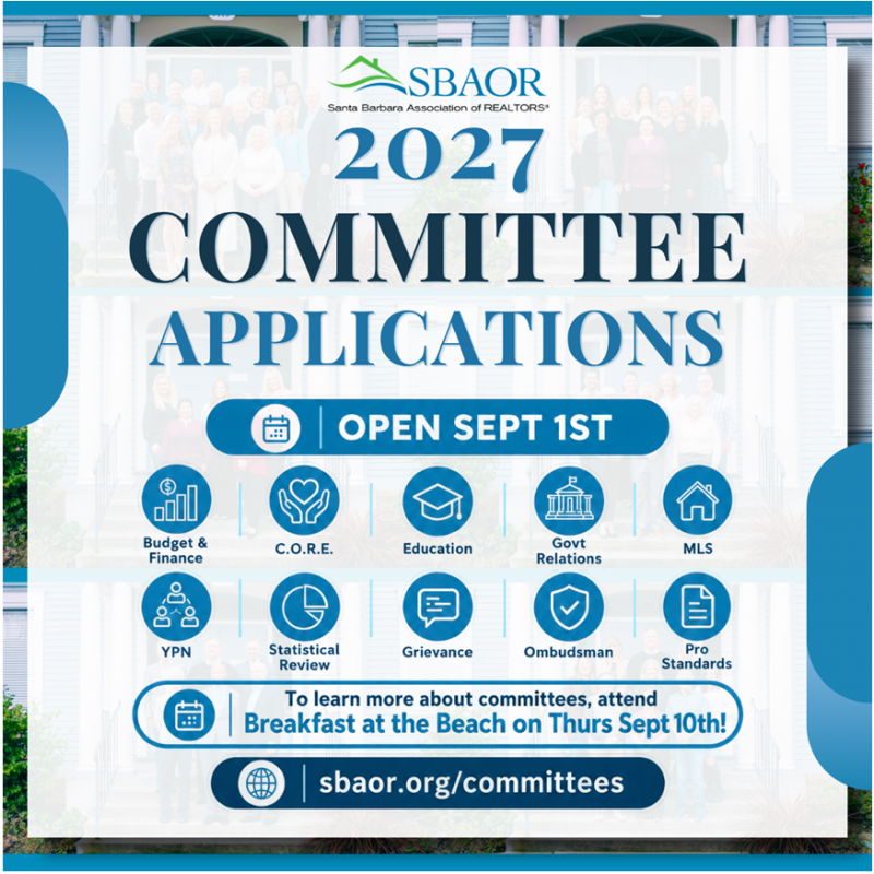 Calling SBAOR Members: Committee Applications are open! Image